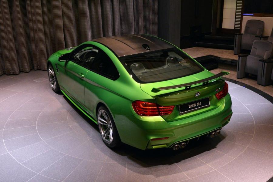  BMW M4 Coupe Java Green by Abu Dhabi Motors 2015 года  (фото 20 из 34)